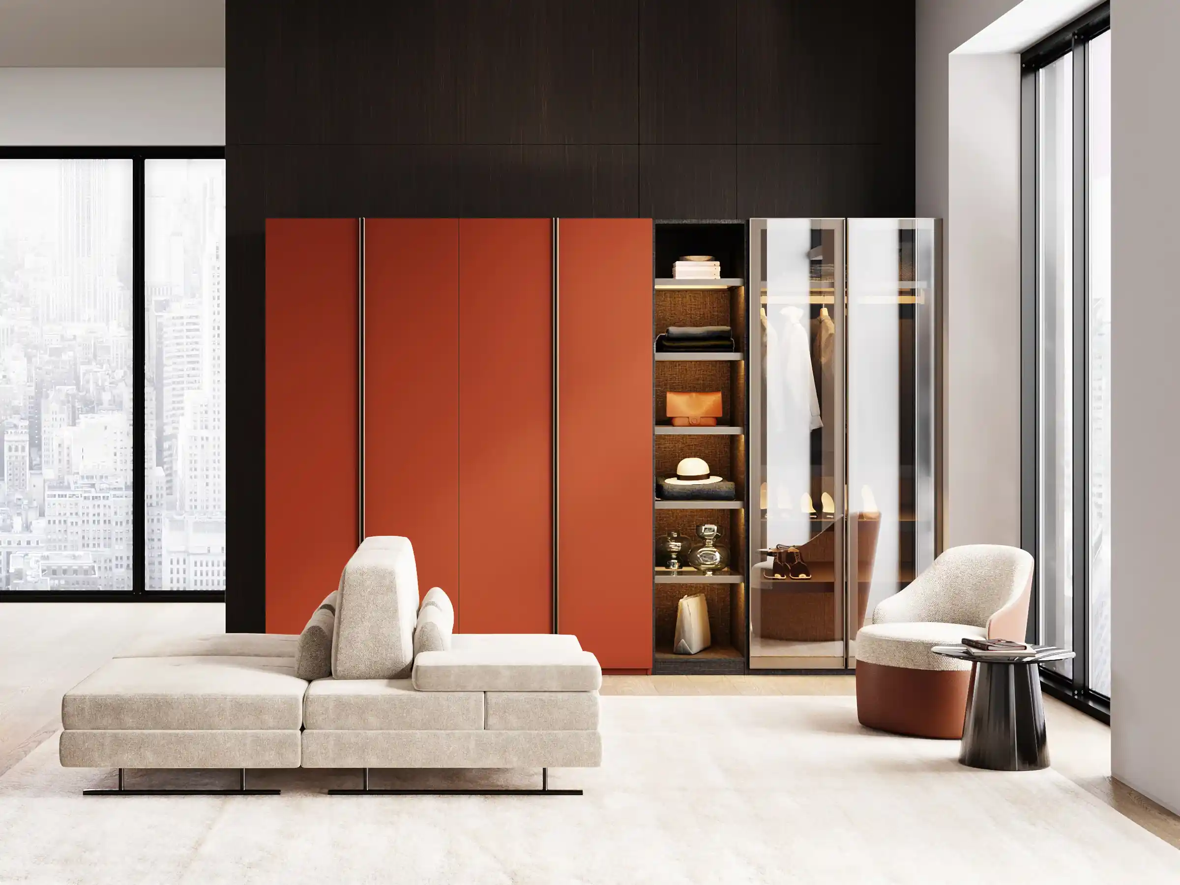 Ferma Lacquered Closet
