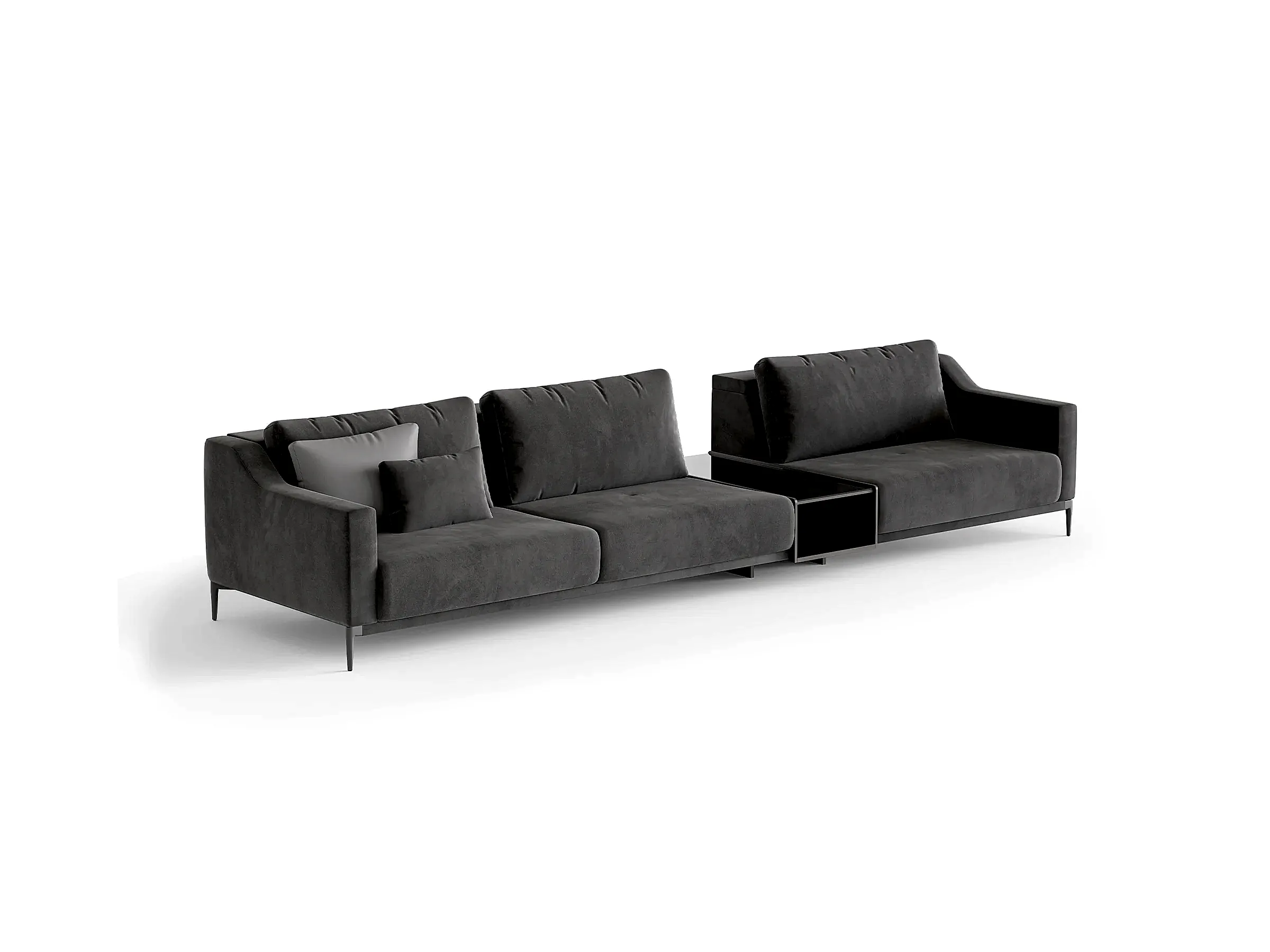 Milda Three Seater Sofa with Table